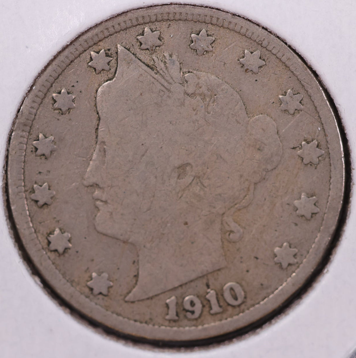 1910 Liberty Nickel, Affordable Circulated Coin. Store #NL505