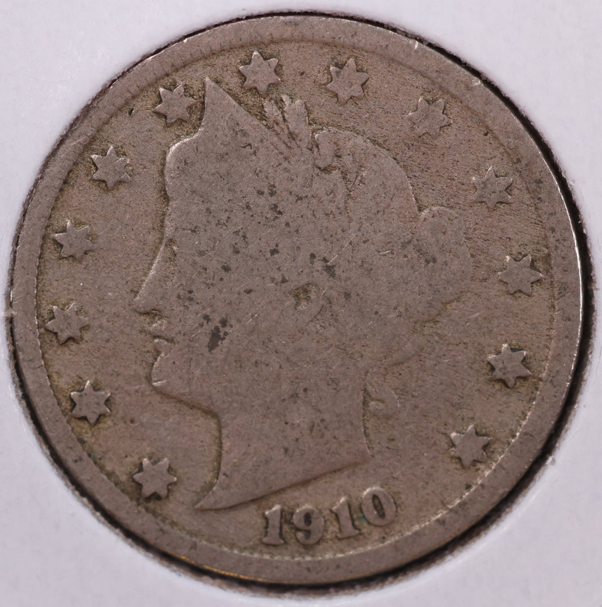 1910 Liberty Nickel, Affordable Circulated Coin. Store #NL477