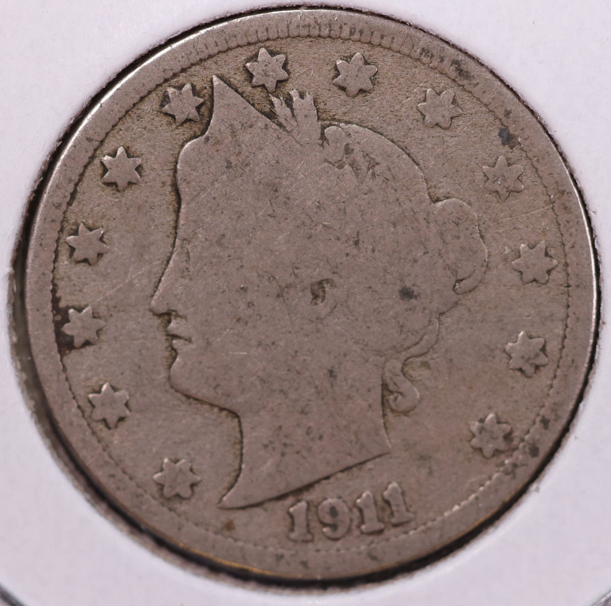 1911 Liberty Nickel, Affordable Circulated Coin. Store #NL203