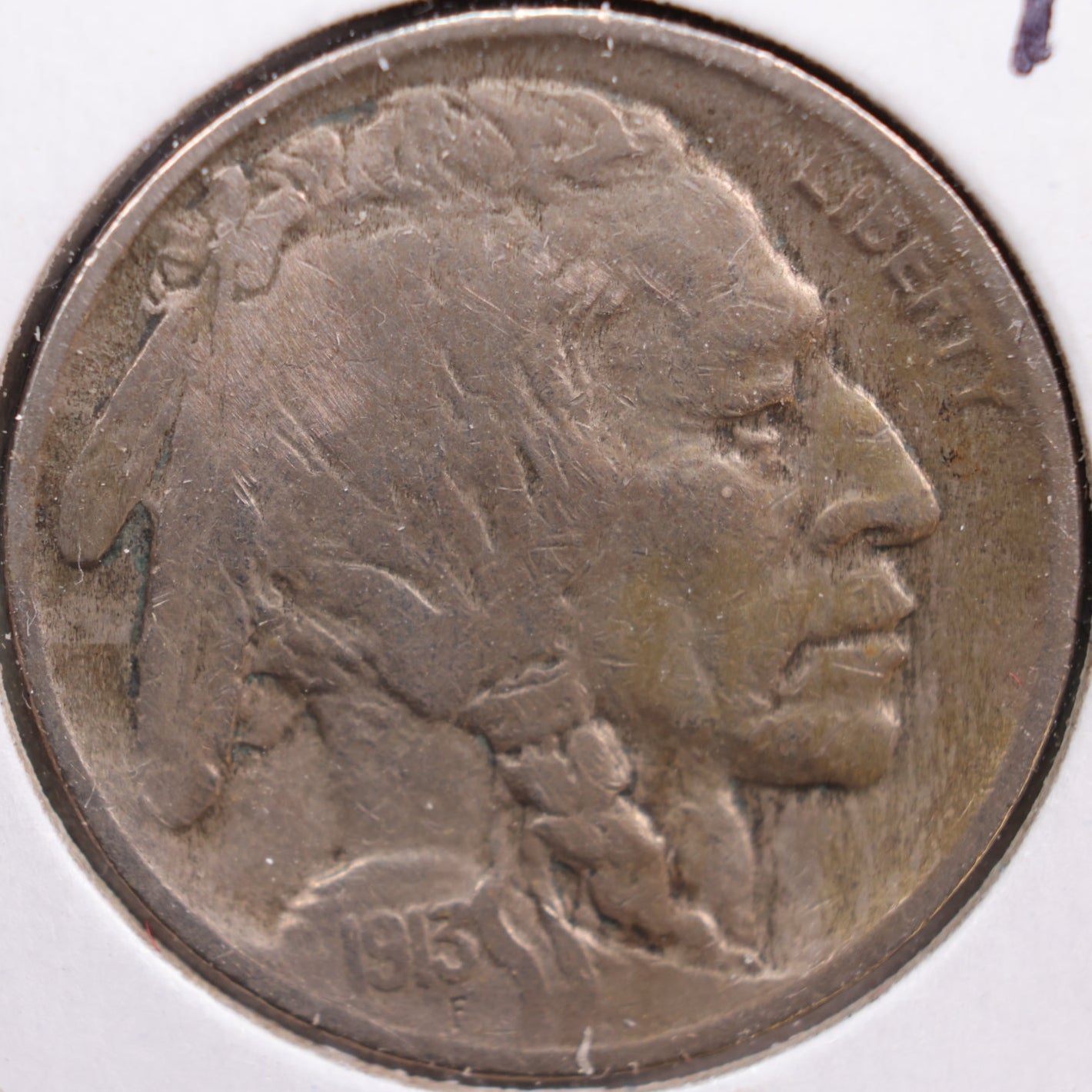 1913 Buffalo Nickel, Fine Circulated Coin, Store #NL214