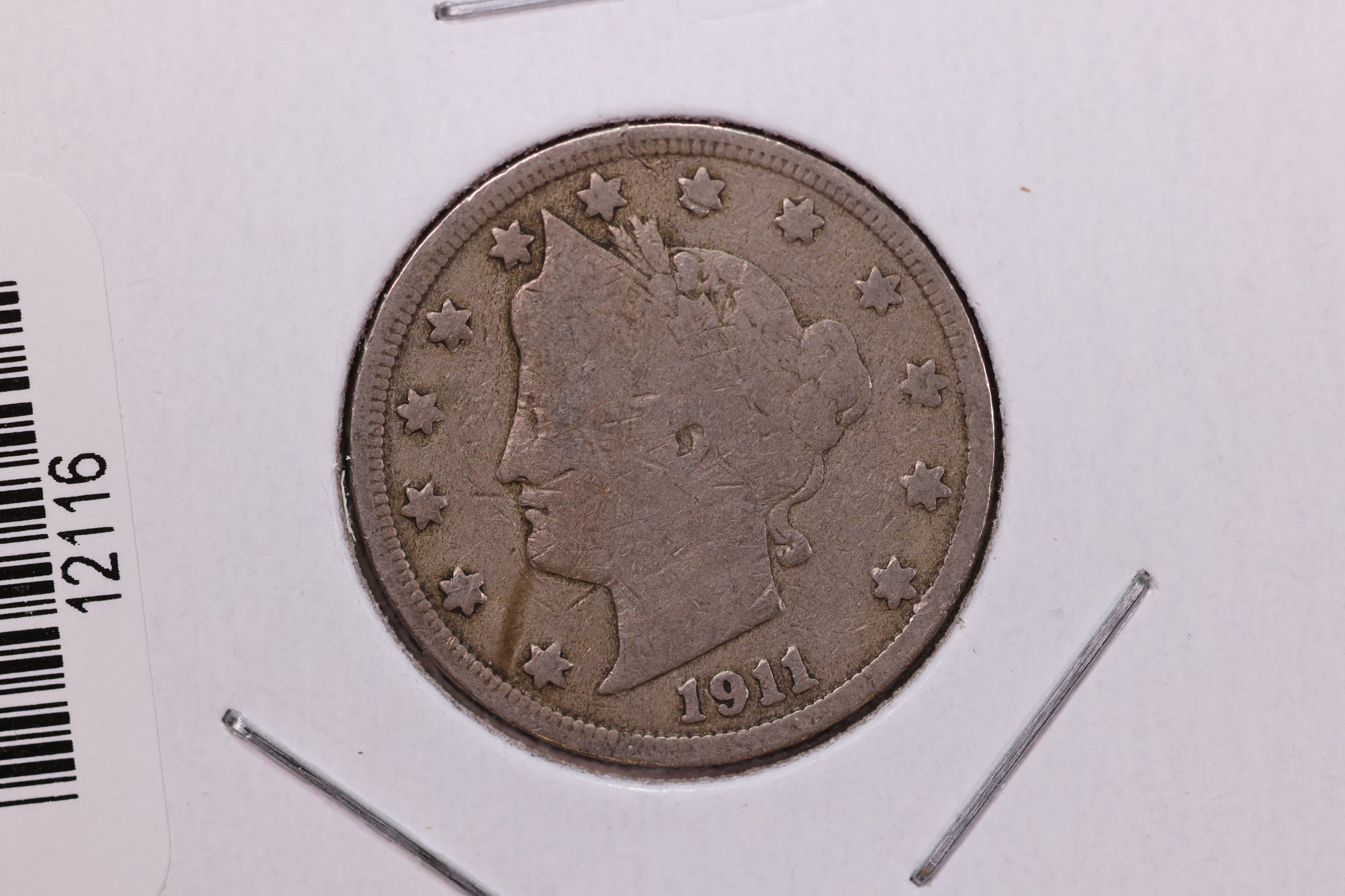 1911 Liberty Nickel, Affordable Circulated Coin. Store #12116