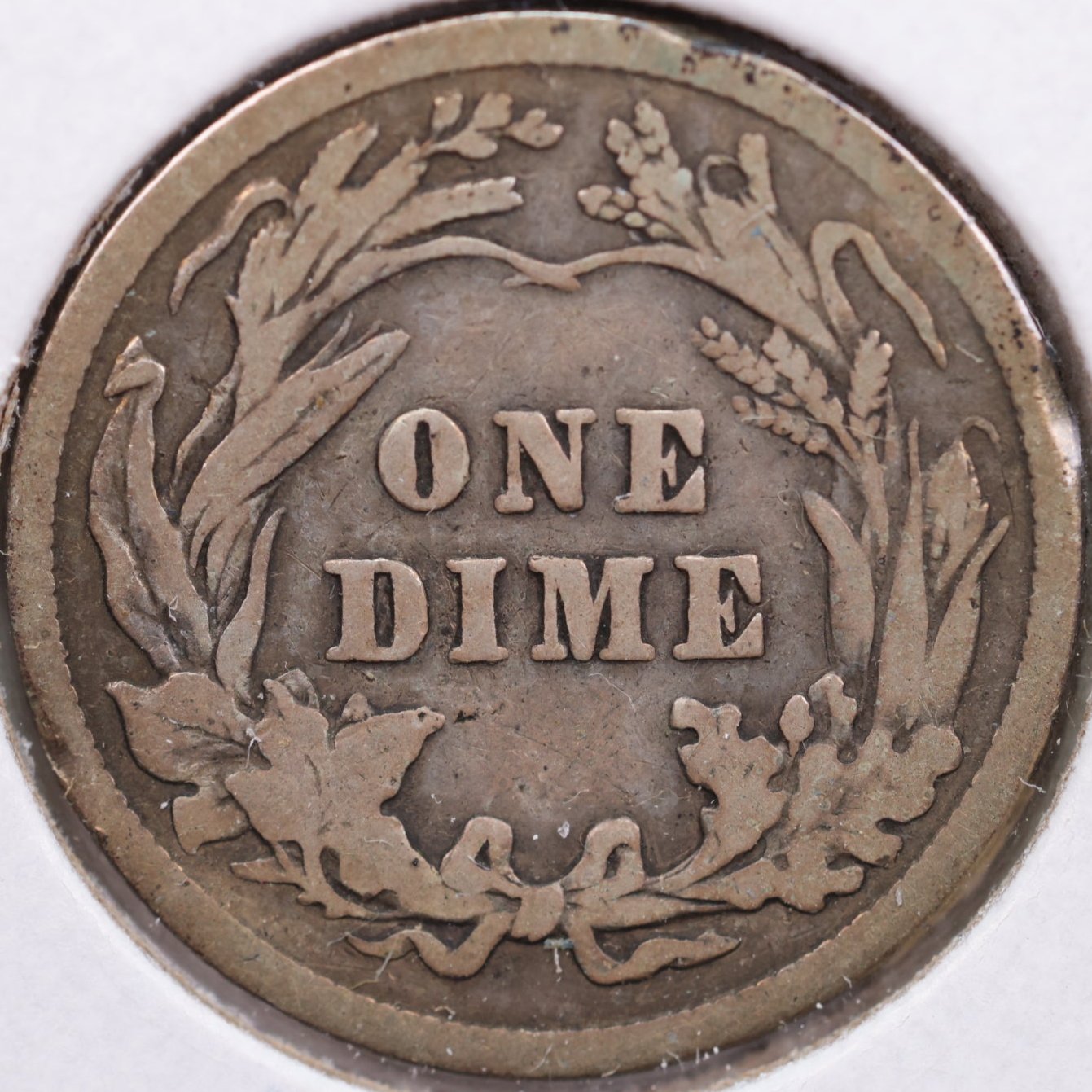 1916 Barber Dime, Very Good Circulated Coin, Store #DE0588