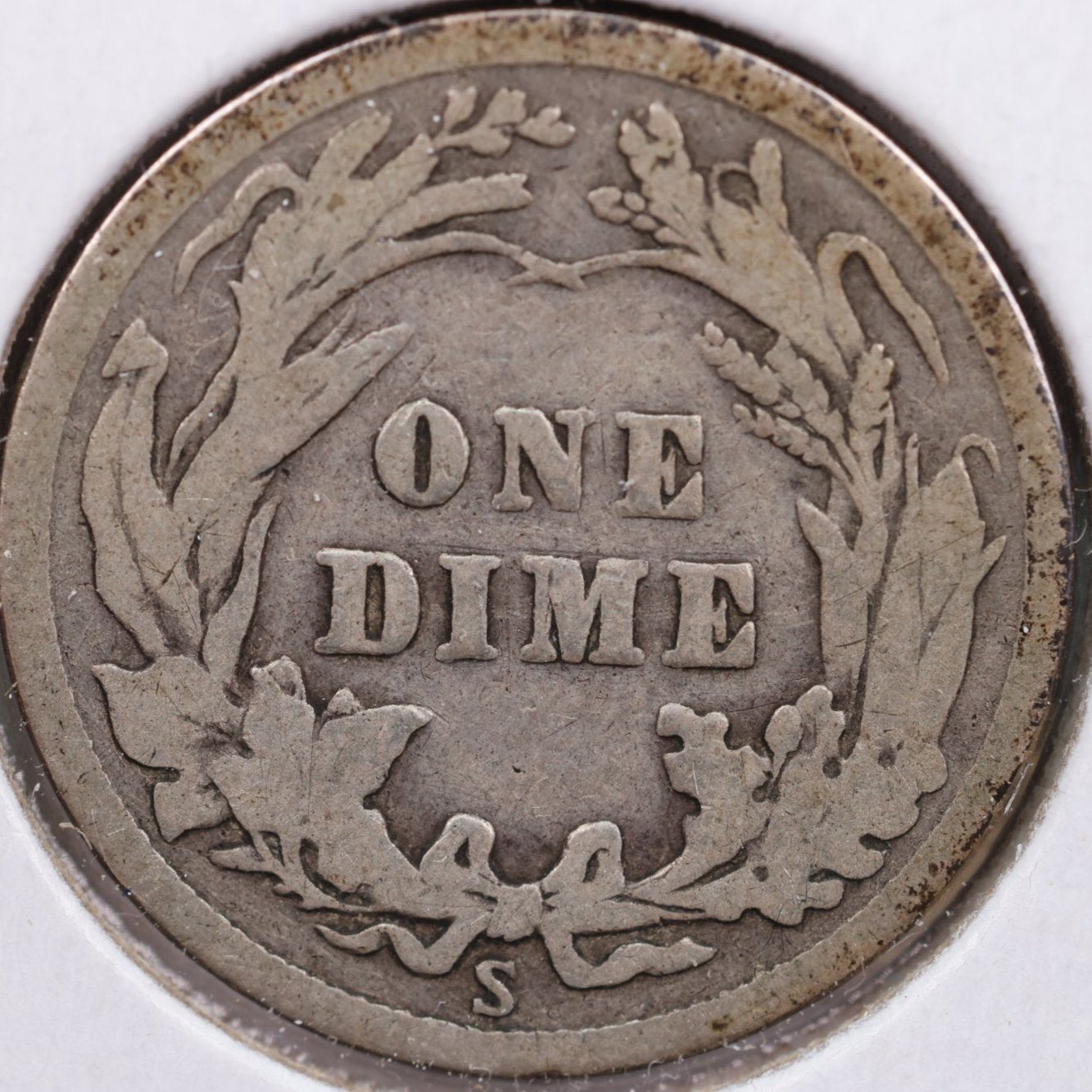 1916-S Barber Dime, Good Circulated Coin, Store #DE0587