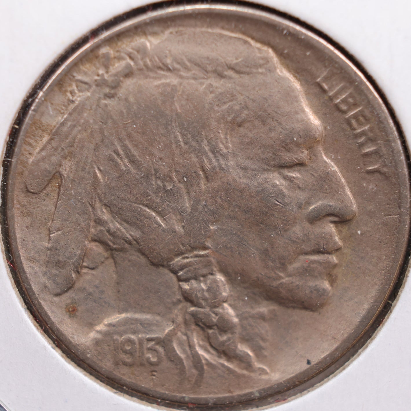 1913-D Buffalo Nickel, About Uncirculated Coin, Store #NL228