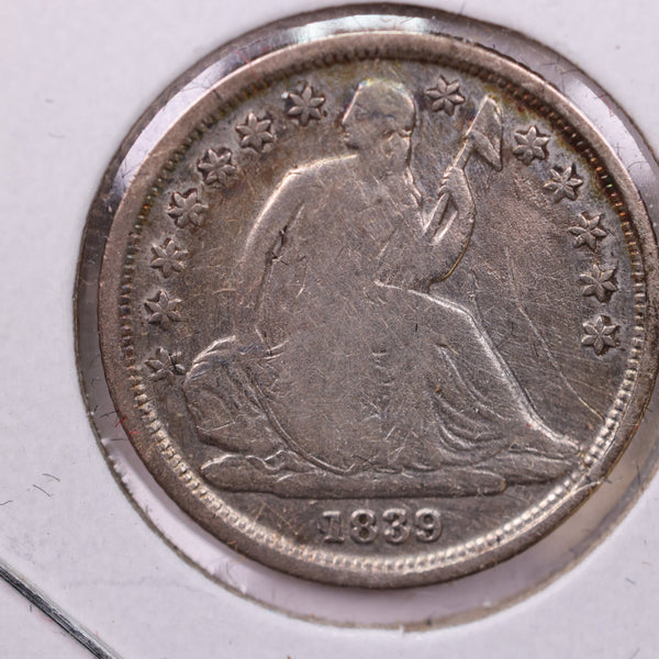 1839-O Seated Liberty Silver Dime., V.G., Store Sale #18992