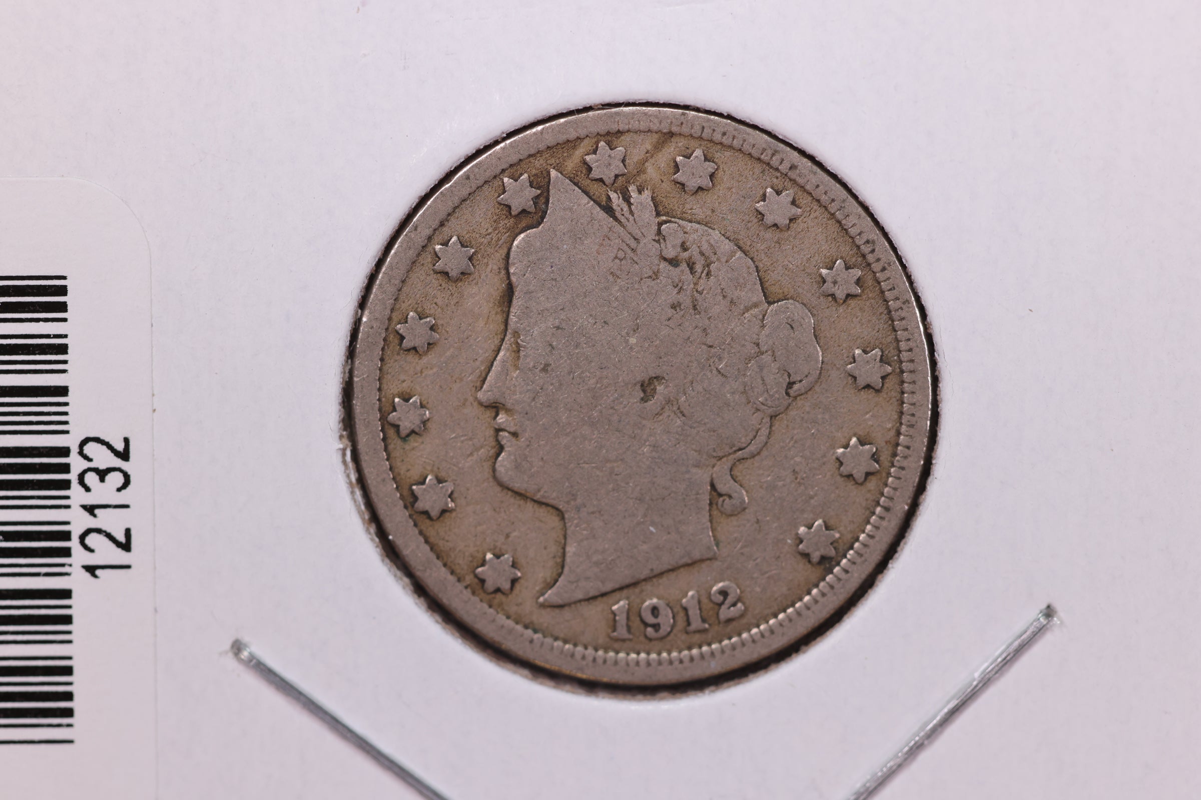 1912 Liberty Nickel, Affordable Circulated Coin. Store #12132