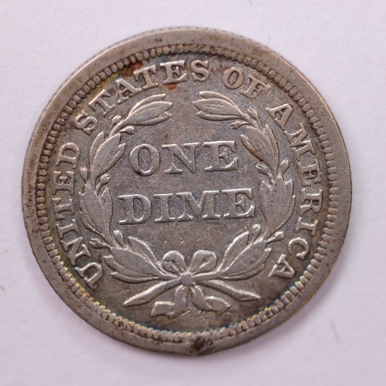 1841 Seated Liberty Silver Dime., Extra Fine., Store Sale #19001