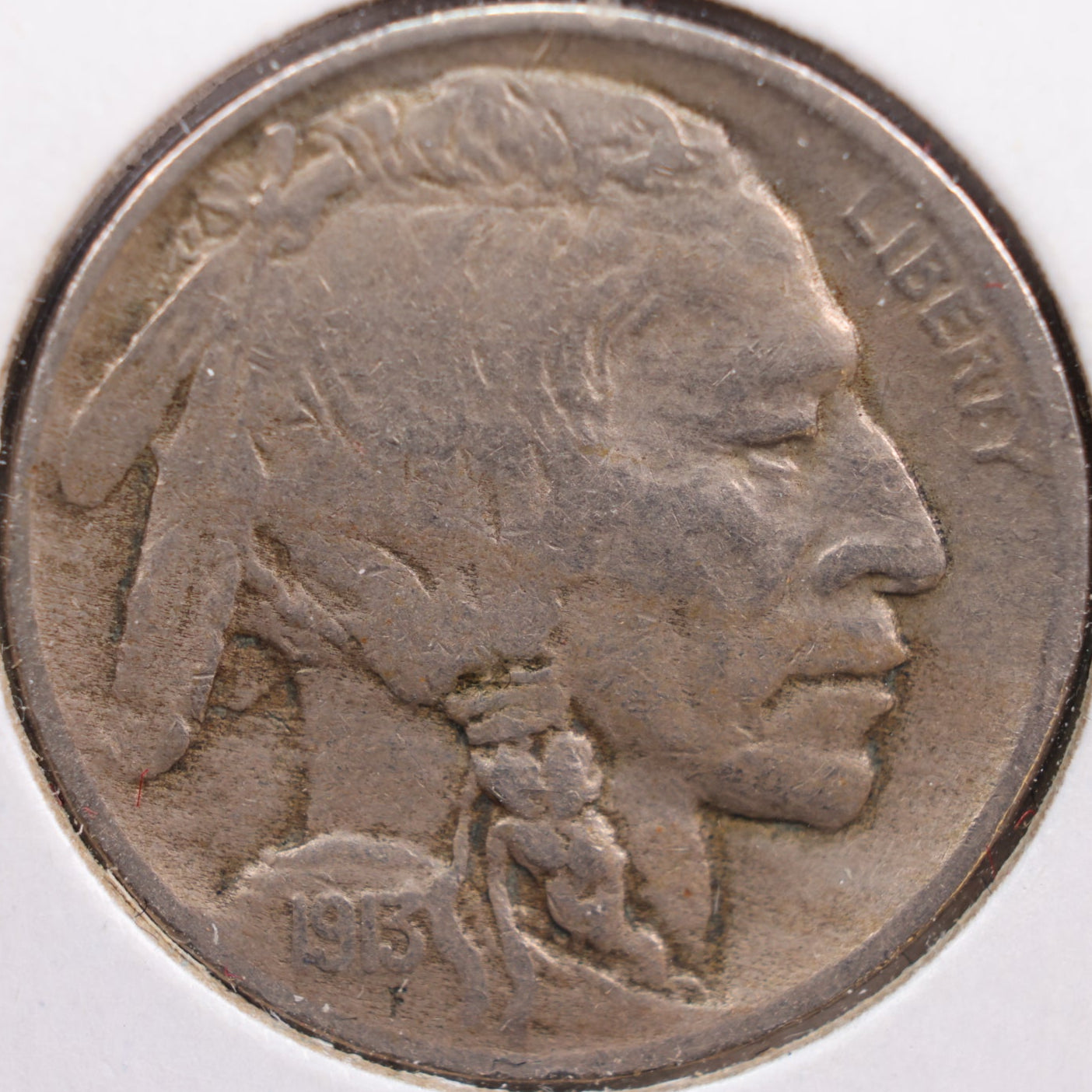 1913-D Buffalo Nickel, Fine+ Circulated Coin, Store #NL240