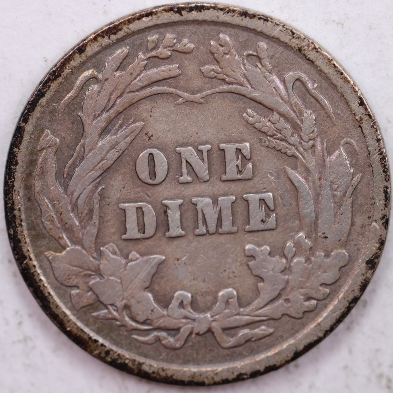 1911 Barber Dime, Very Fine Circulated Coin, Store #DE0604