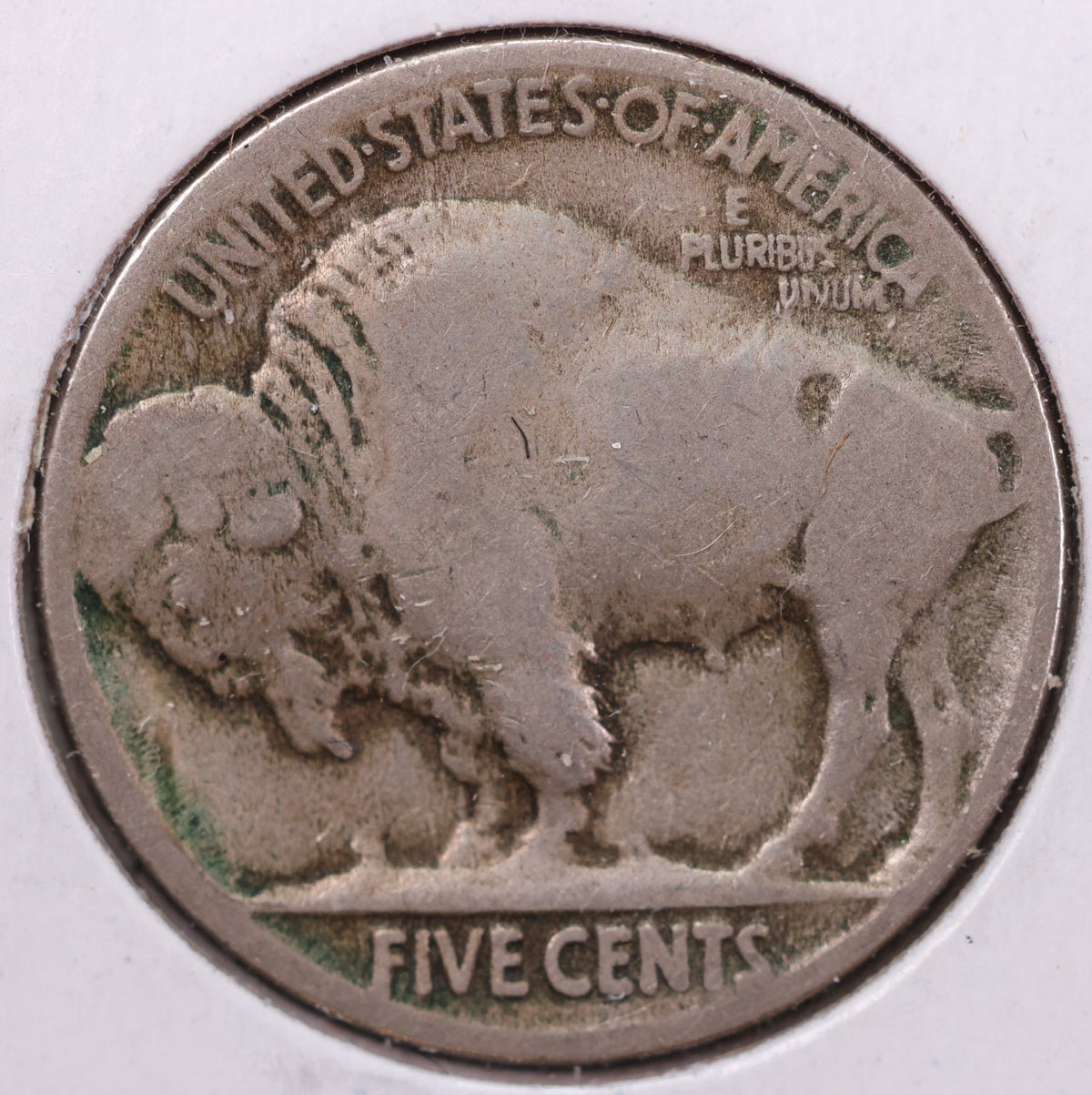 1913 Buffalo Nickel, Type 2, Average Circulated Coin. Store #NL260