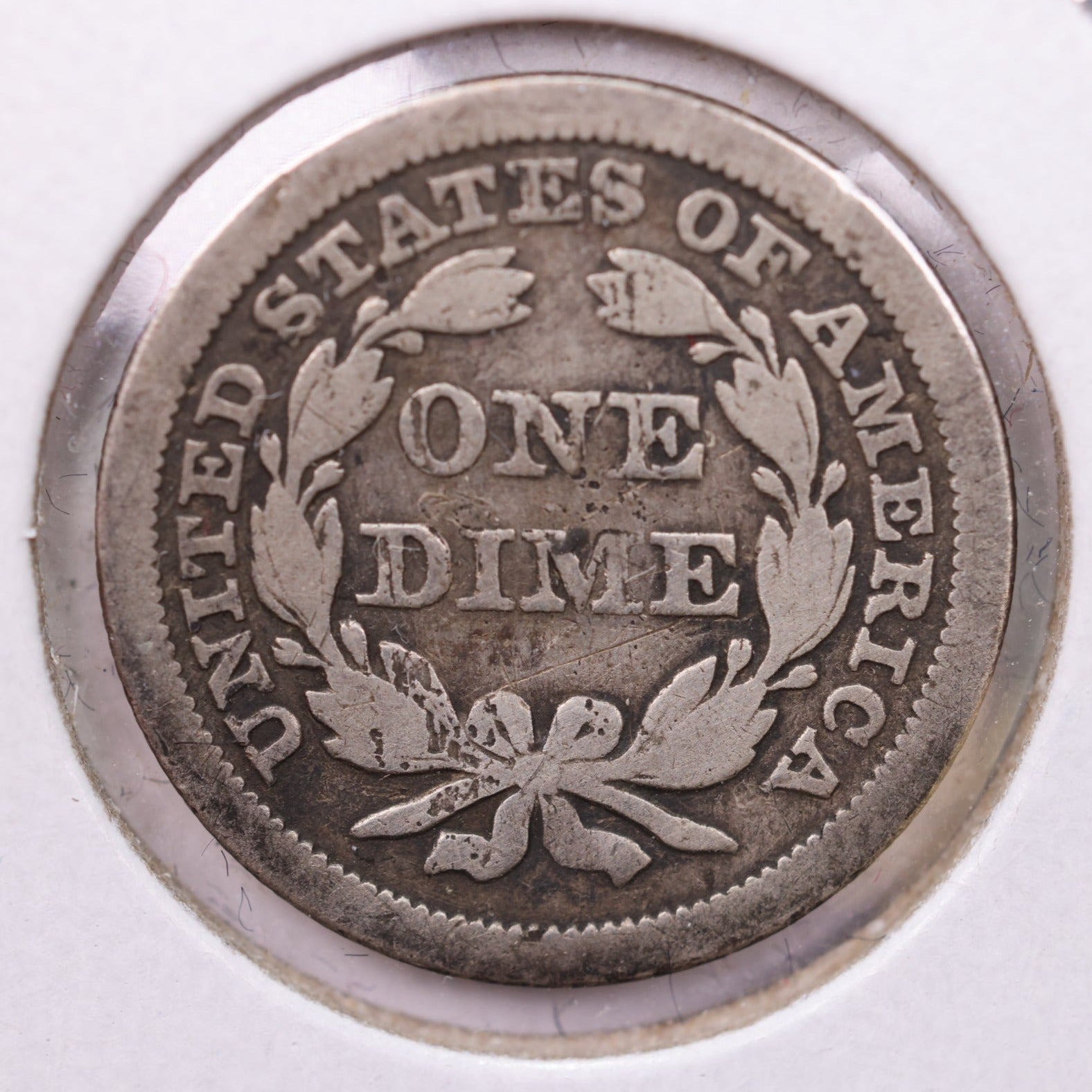 1844 Seated Liberty Silver Dime., Very Fine., Store Sale #19013
