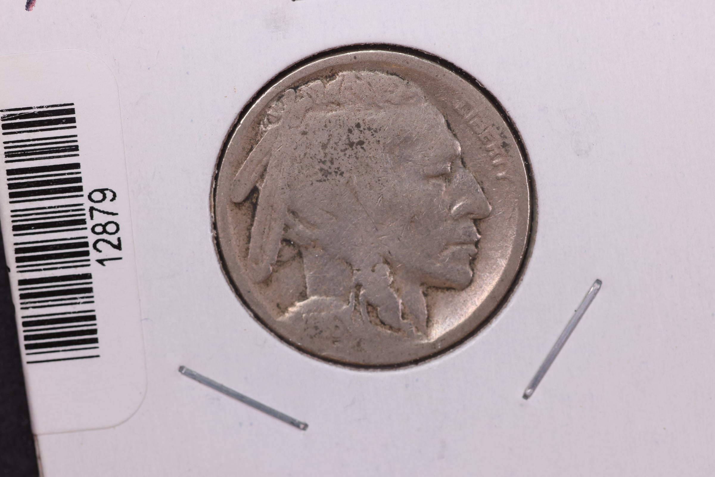 1916-D Buffalo Nickel, Average Circulated Coin. Store #12879