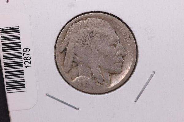 1916-D Buffalo Nickel, Average Circulated Coin.  Store #12879