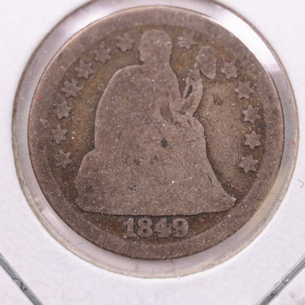 1849 Seated Liberty Silver Dime., Good., Store Sale #19023