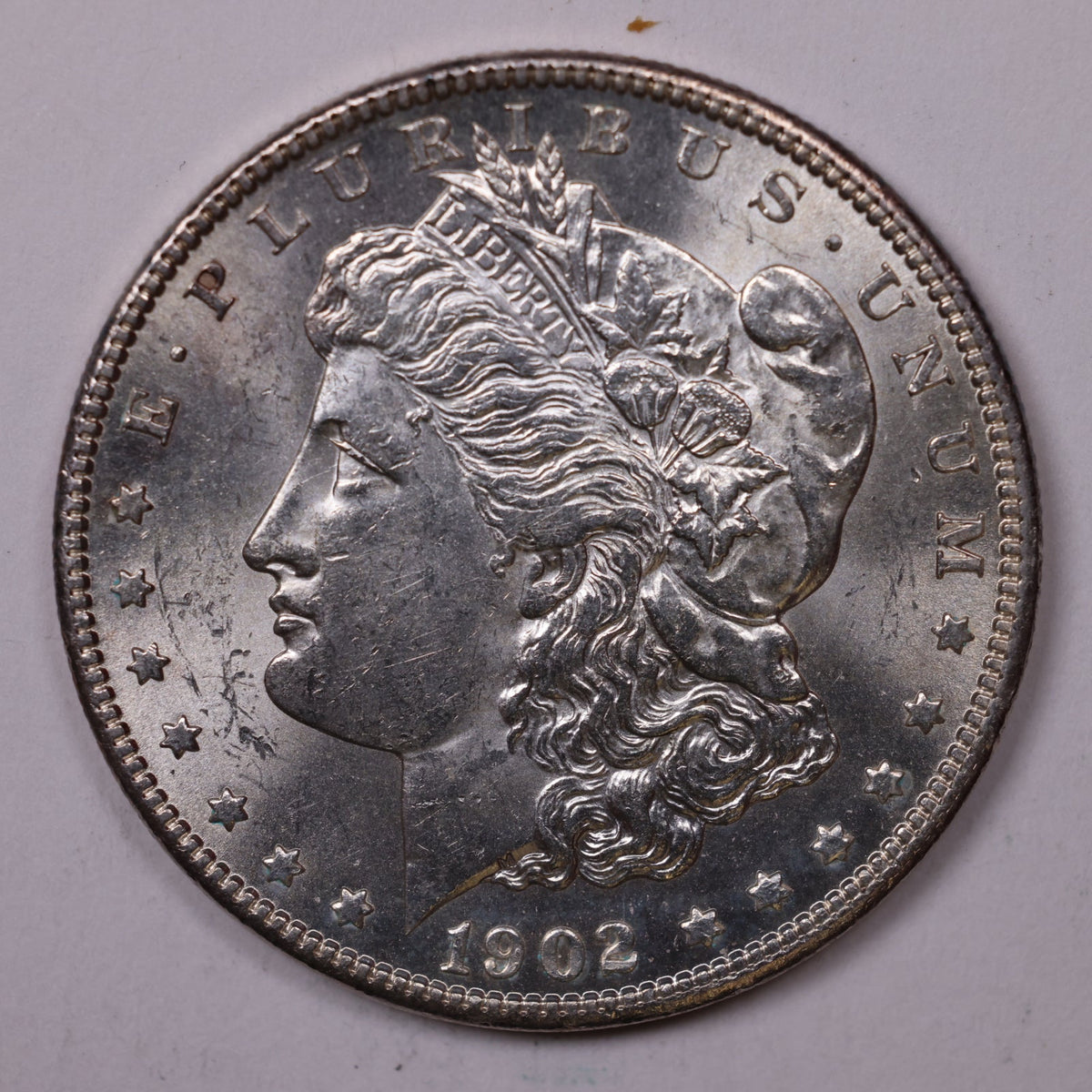 1902-O Morgan Silver Dollar, Mint State, Uncirculated Coin, Store #DR032.
