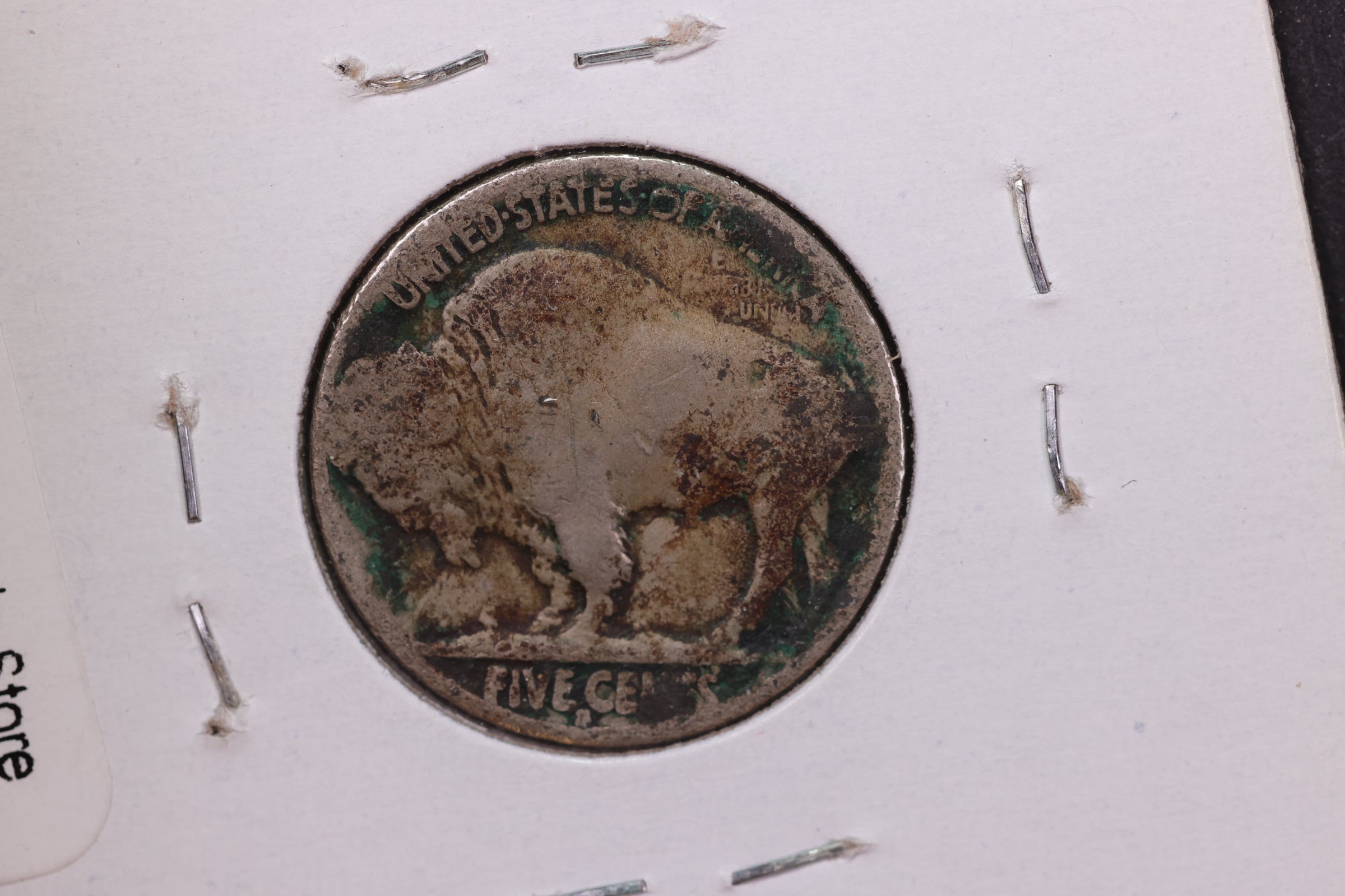 1916-S Buffalo Nickel,*Raised Date* Average Circulated Coin. Store #12882