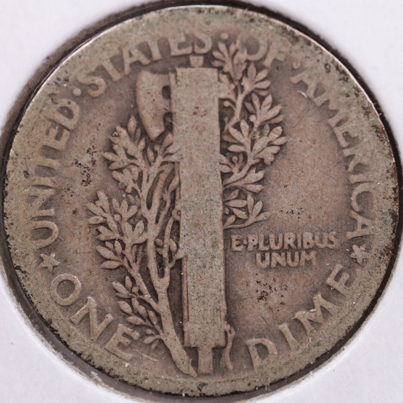 1921 Mercury Silver Dime, Fine Circulated Coin, Store #DE0019