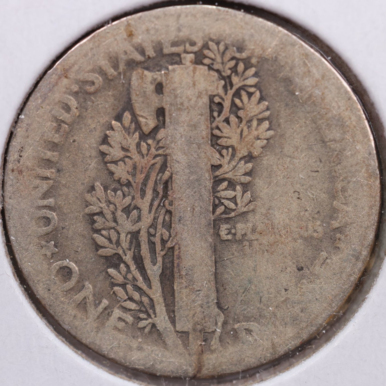 1921 Mercury Silver Dime, Good Circulated Coin, Store #DE0024