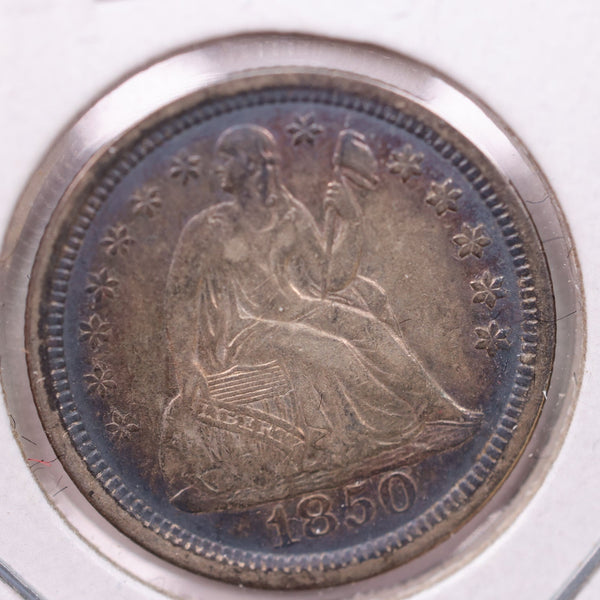 1850 Seated Liberty Silver Dime., X.F., Store Sale #19032
