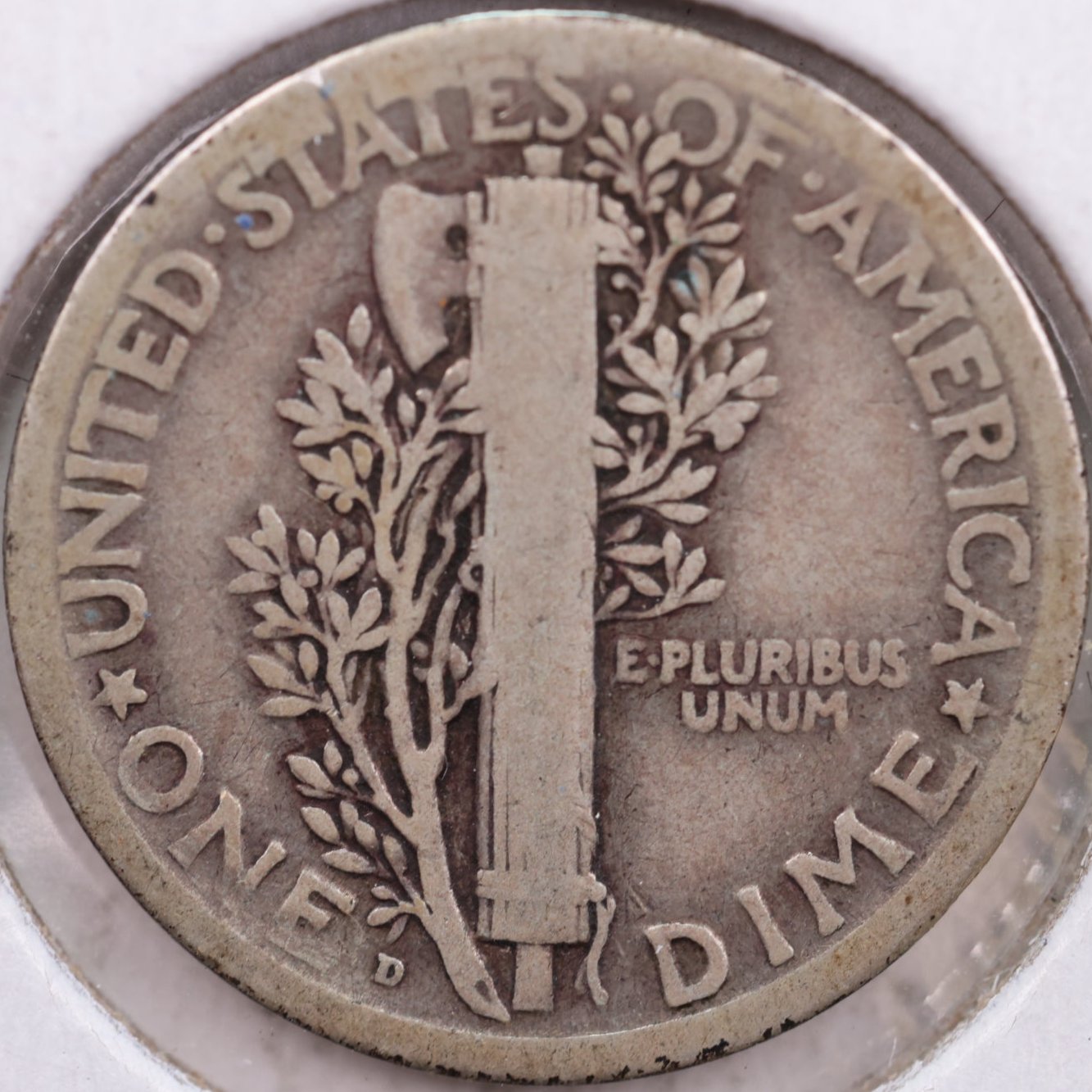 1921-D Mercury Silver Dime, Very Fine Circulated Coin, Store #DE0028