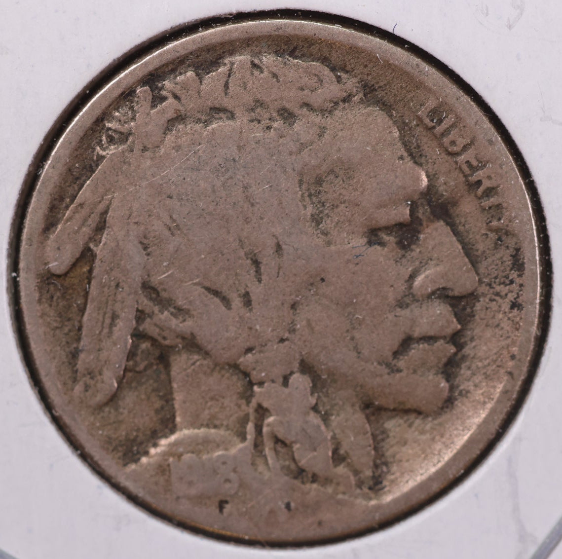 1918-D Buffalo Nickel, Average Circulated Coin. Store #NL785