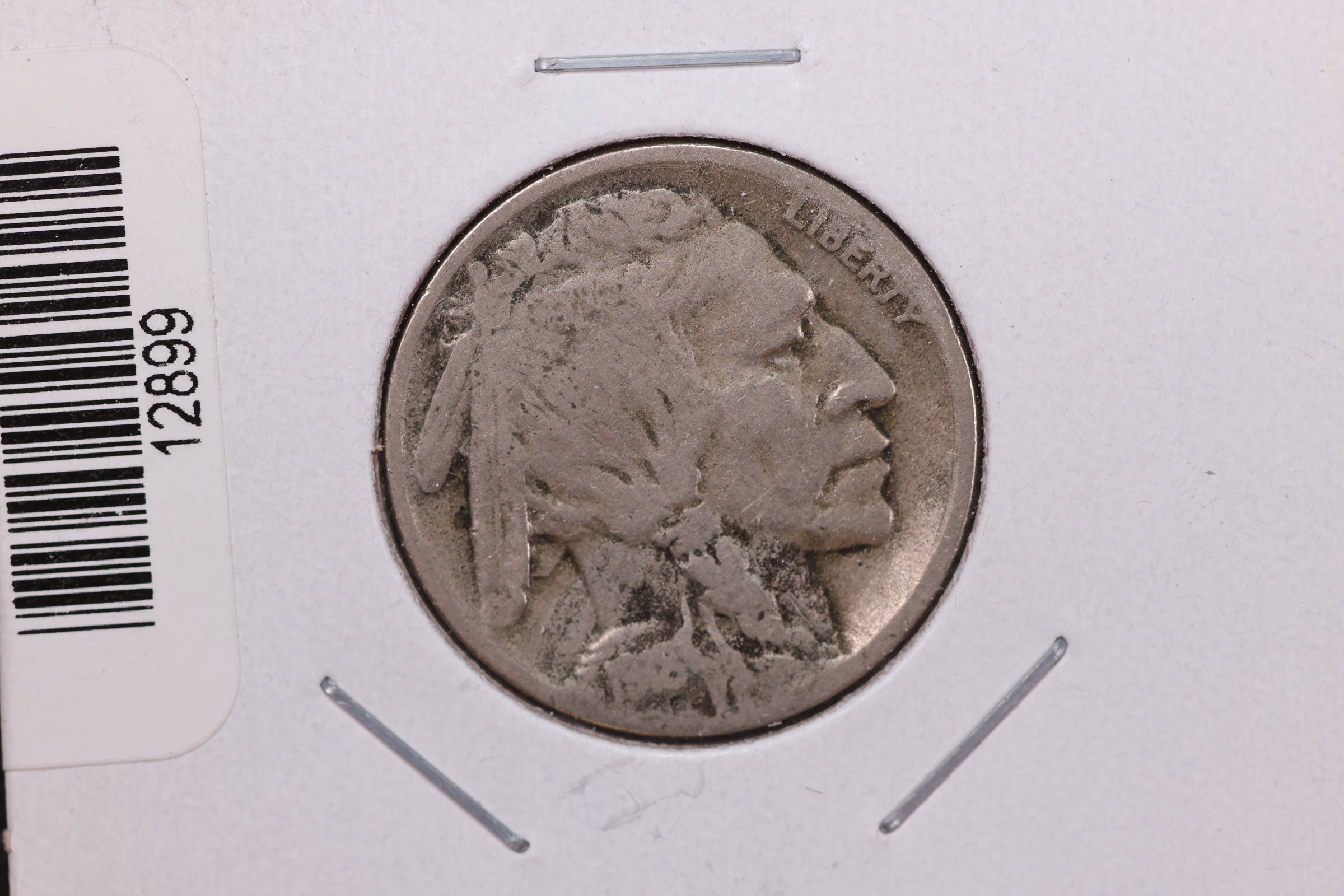 1918-D Buffalo Nickel, Average Circulated Coin. Store #12899