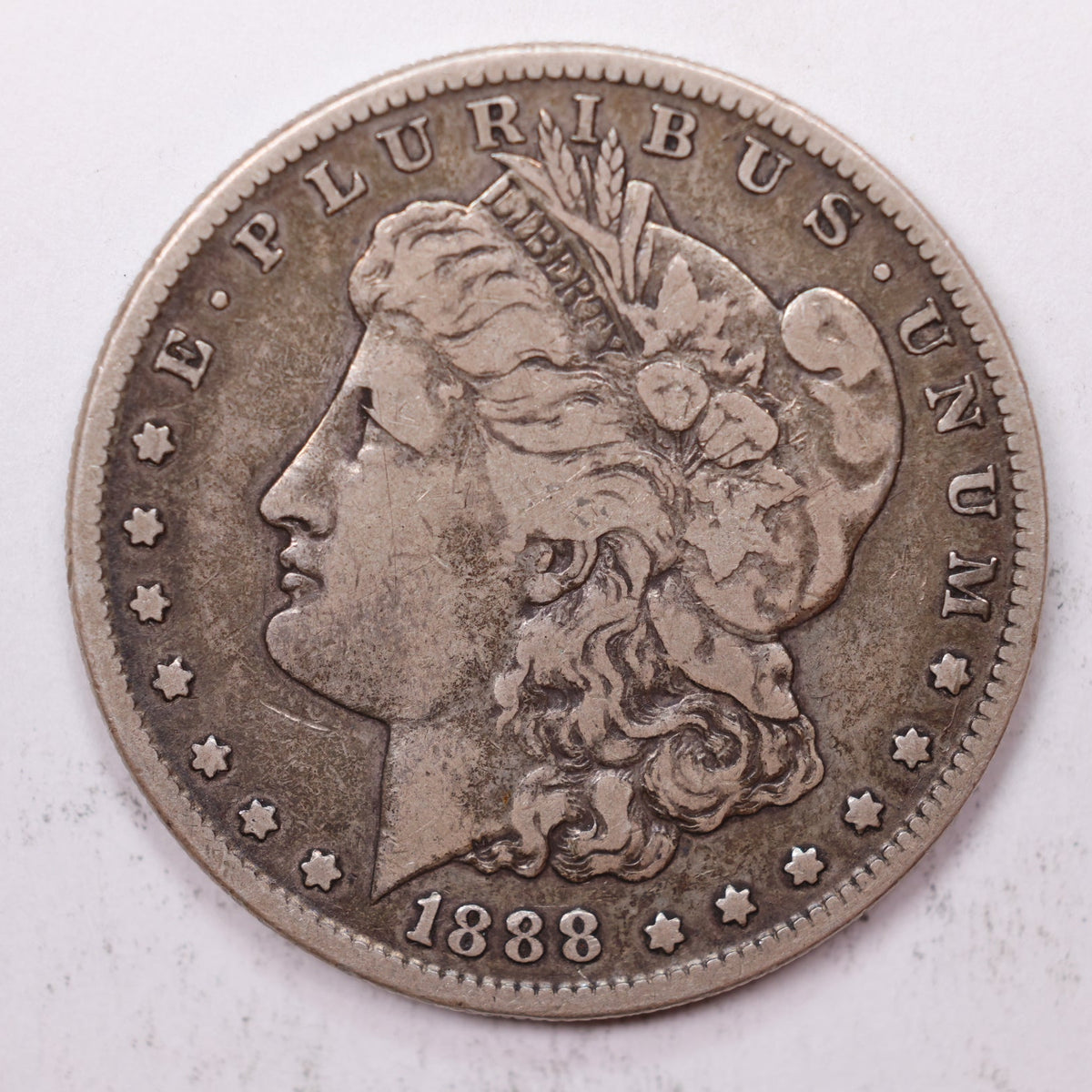 1888-S Morgan Silver Dollar, Very Fine Circulated Coin, Store #DR049.