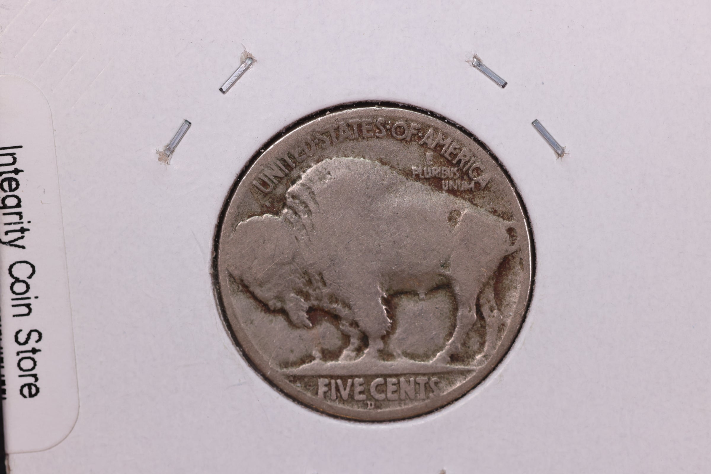 1918-D Buffalo Nickel, Circulated Condition. Store #12901