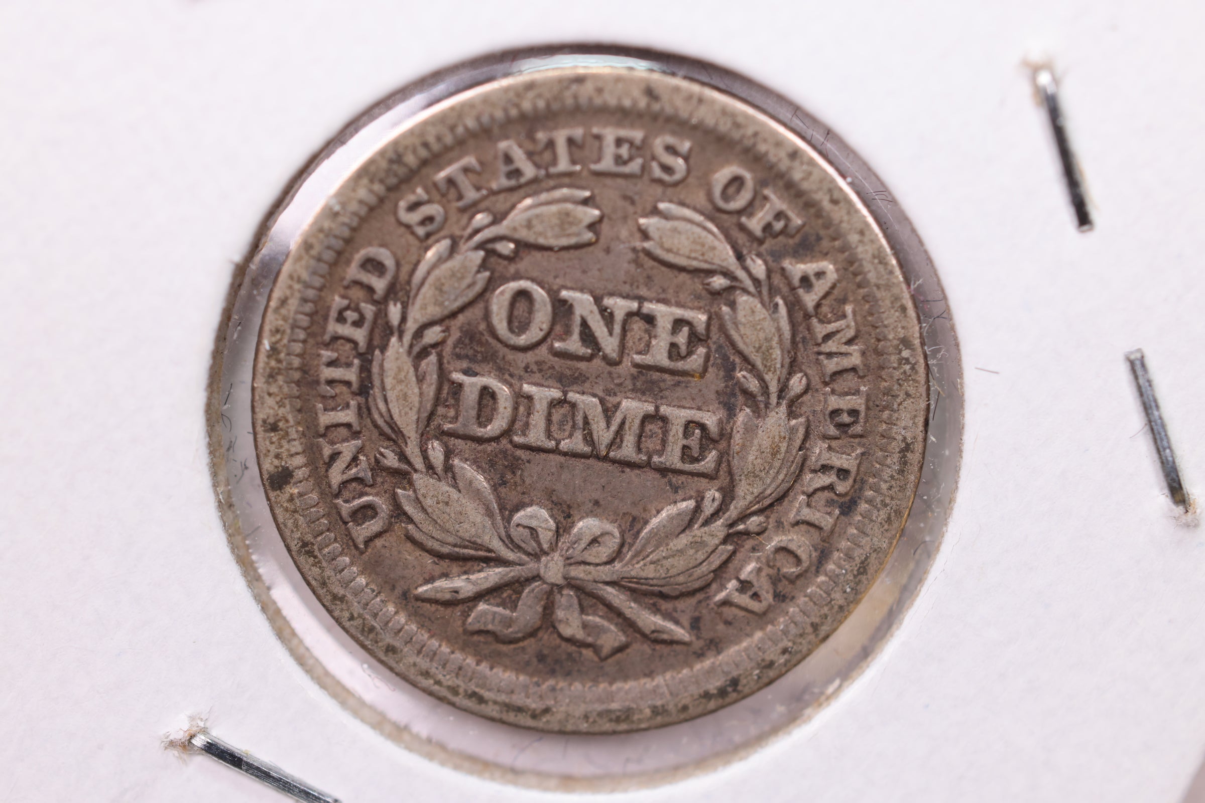 1853 Seated Liberty Silver Dime., V.F. +., Store Sale #19042