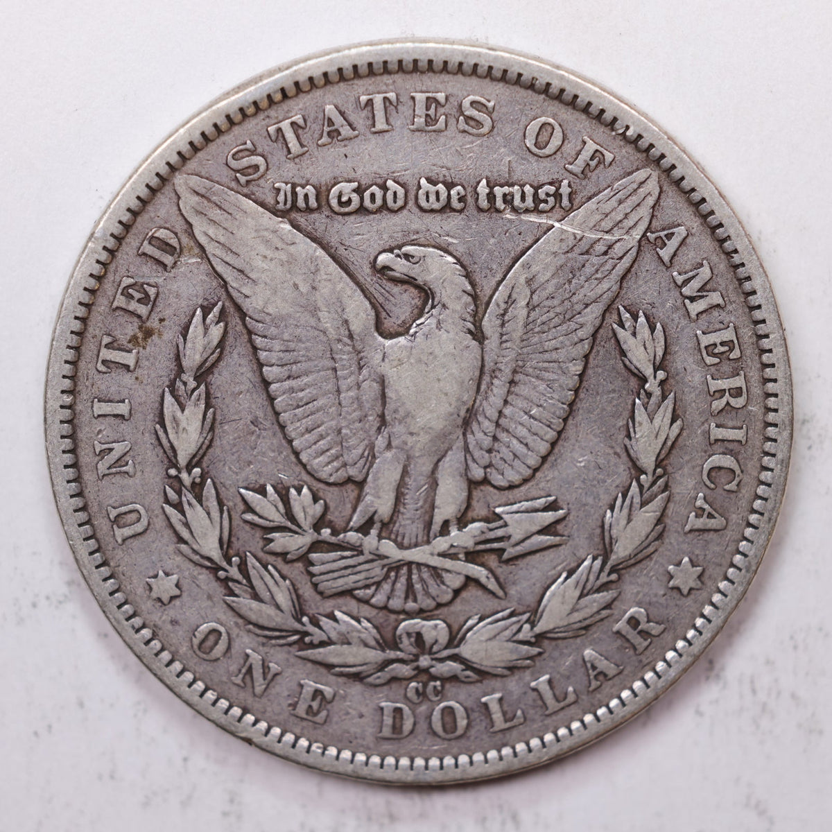 1891-CC Morgan Silver Dollar, Fine Circulated Coin, Store #DR053.