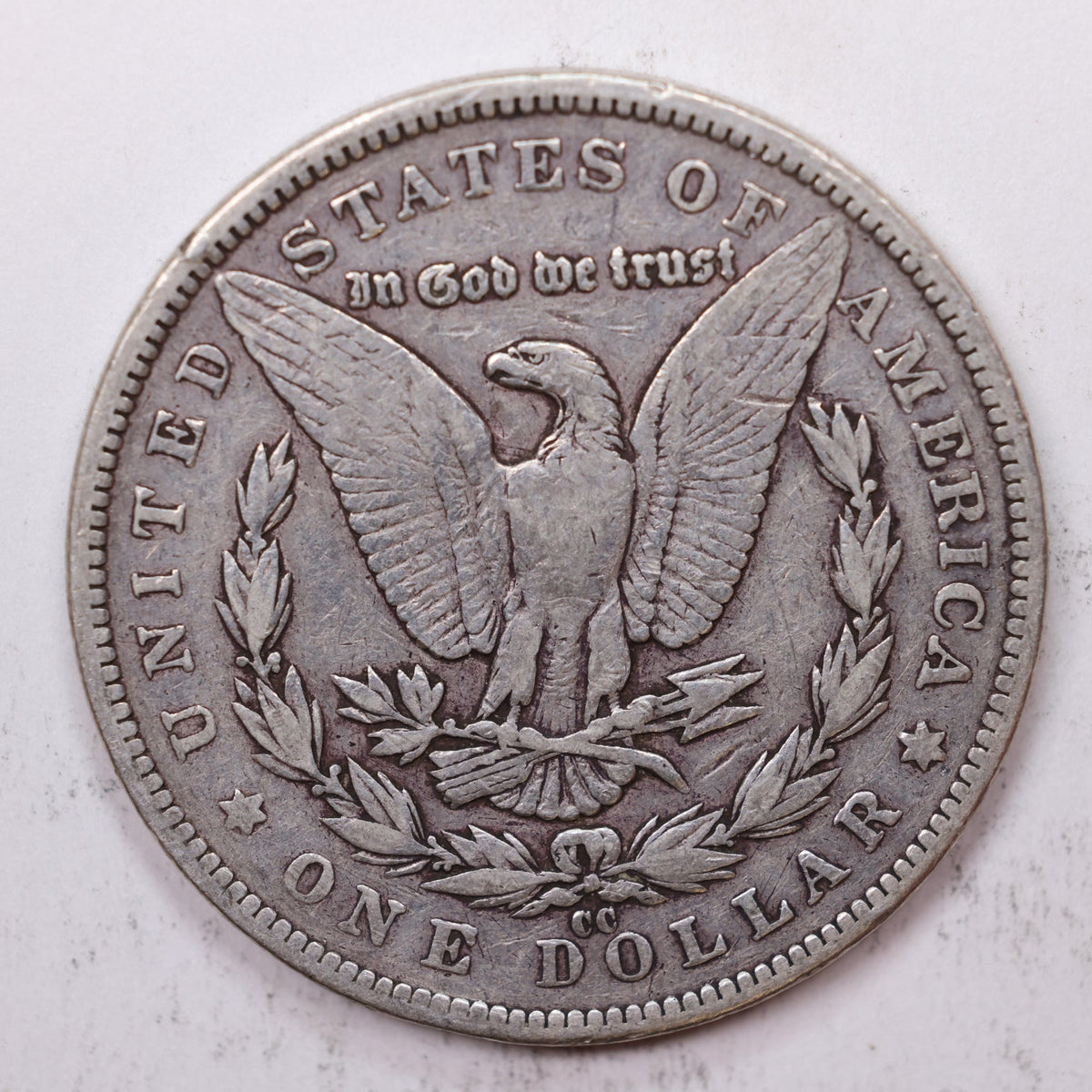 1891-CC Morgan Silver Dollar, Very Fine Details Circulated Coin, Store #DR054.