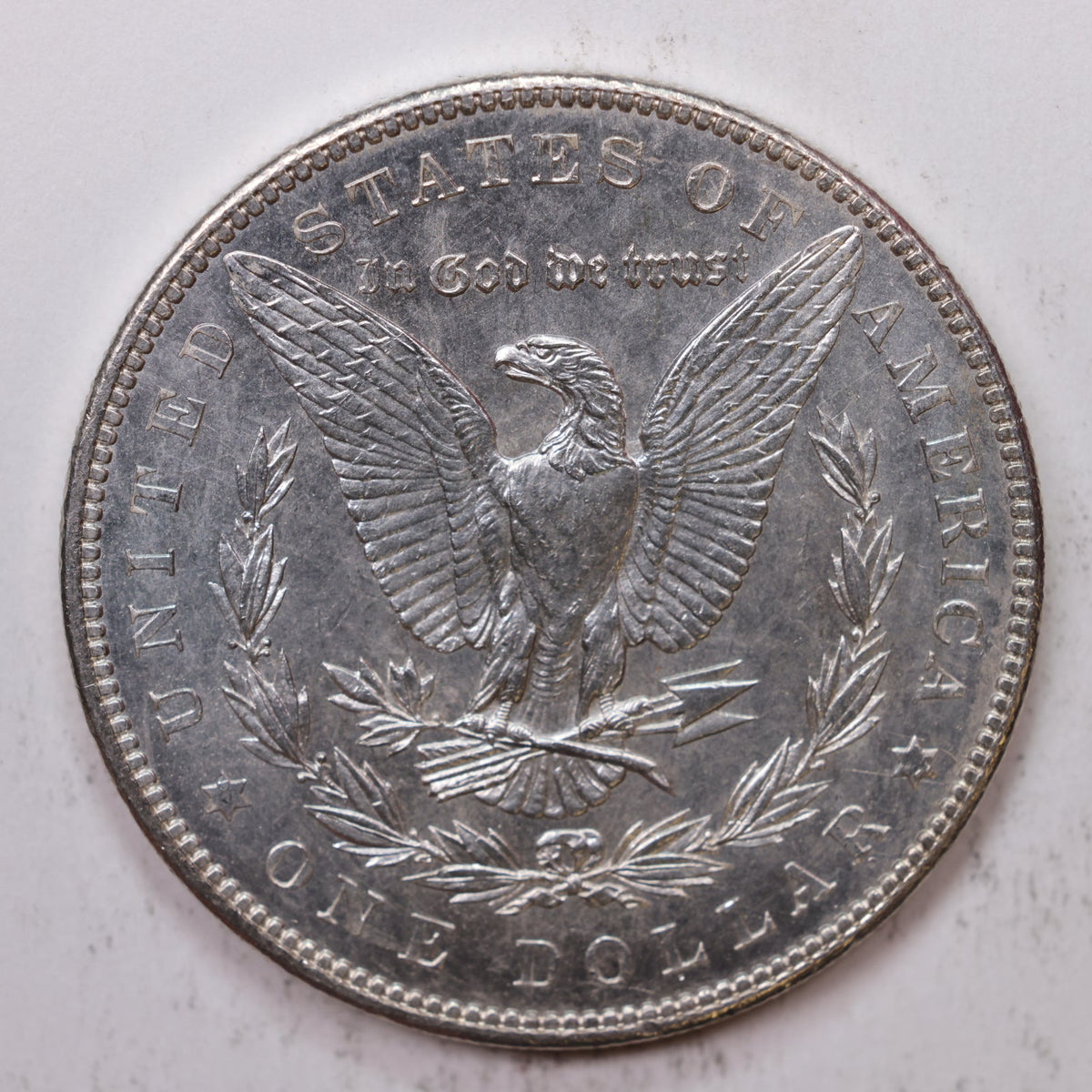 1902 Morgan Silver Dollar, Mint State, Uncirculated Coin, Store #DR060.