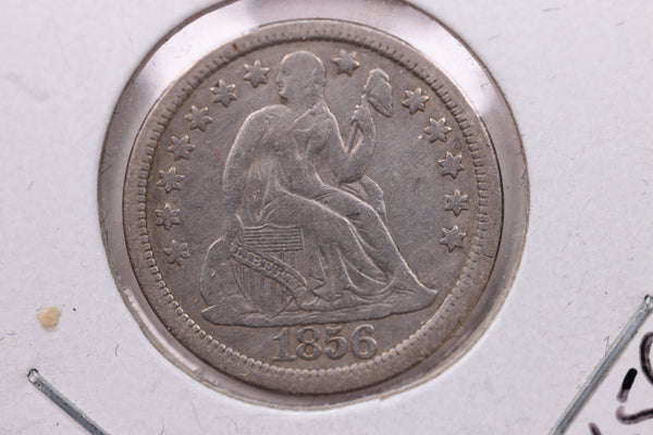 1856 Seated Liberty Silver Dime., X.F., Store Sale #19051