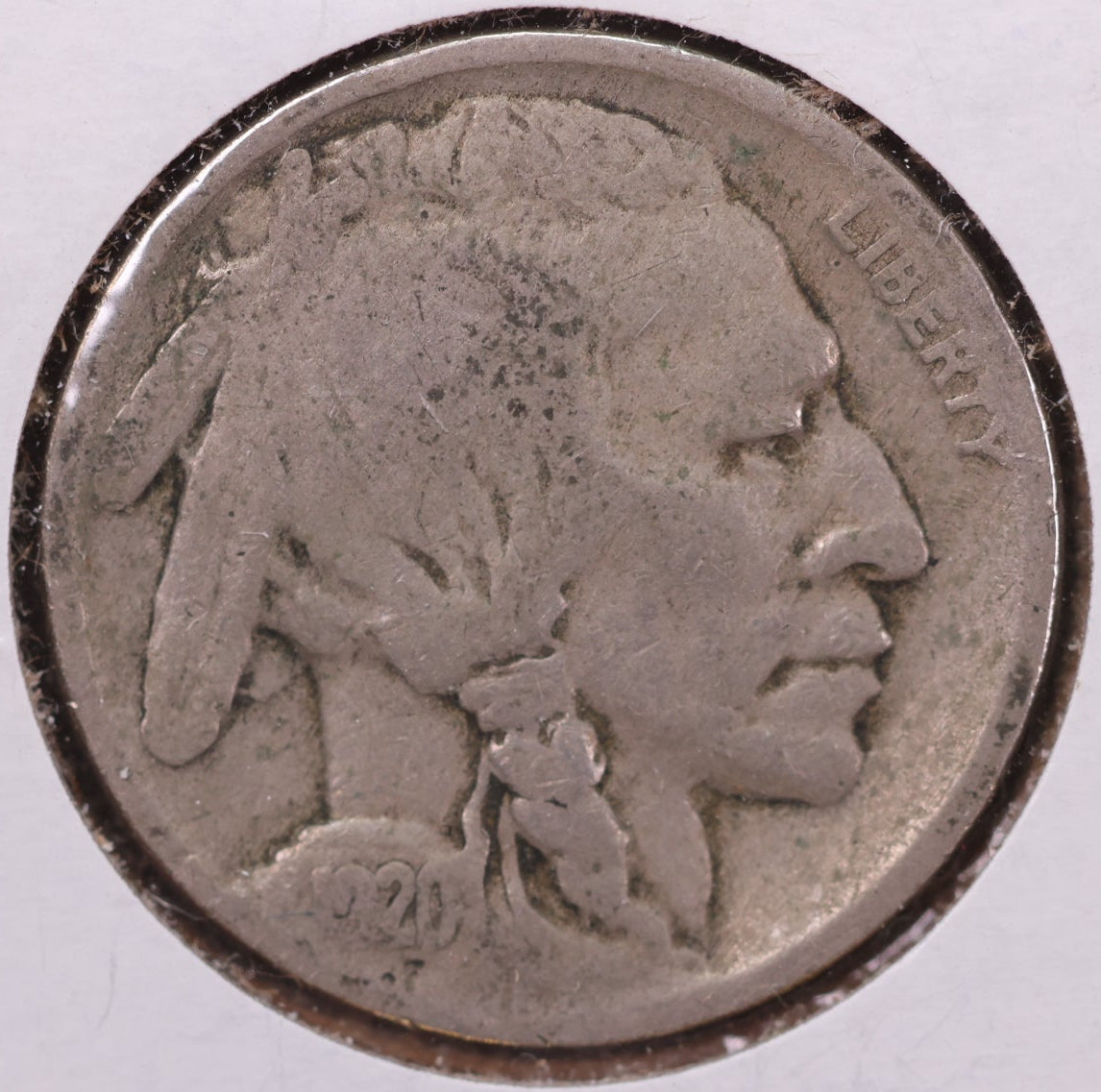 1920 Buffalo Nickel, Average Circulated Coin. Store #NL798