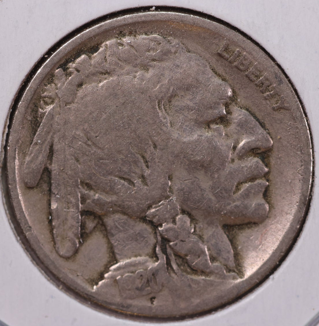 1920 Buffalo Nickel, Average Circulated Coin. Store #NL797