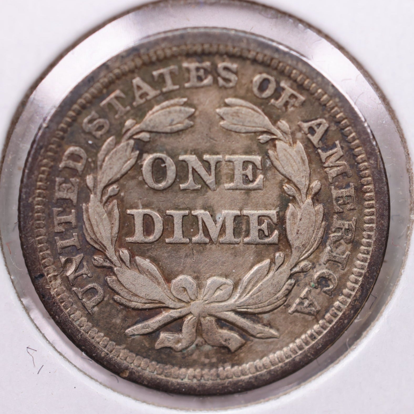 1857 Seated Liberty Silver Dime., Extra Fine., Store Sale #19057