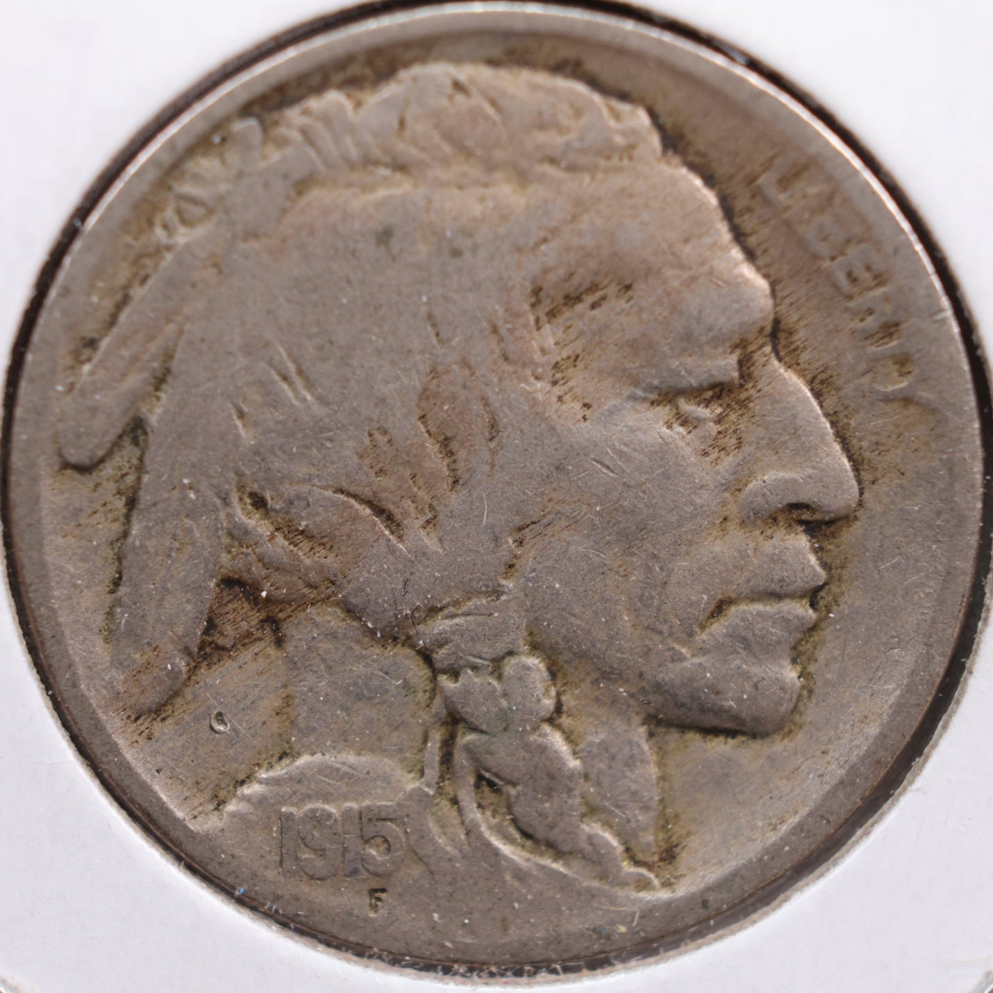 1915 Buffalo Nickel, Very Good Circulated Coin, Store #NL298