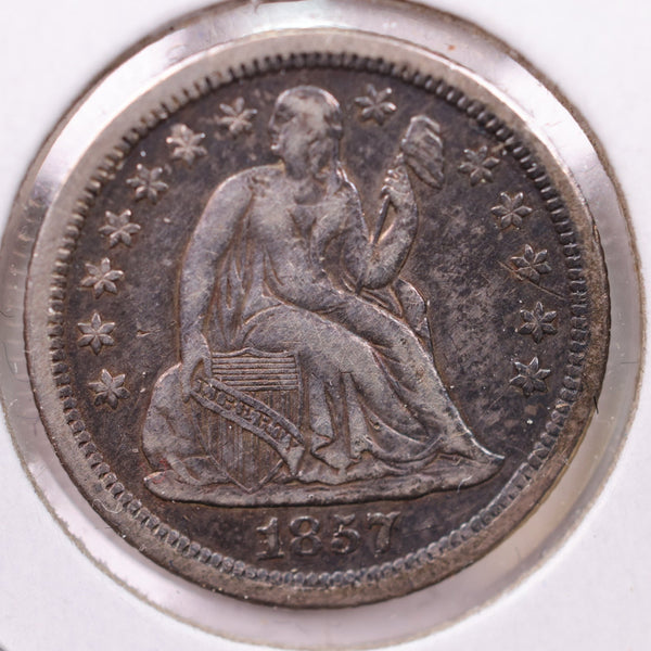 1857-O Seated Liberty Silver Dime., X.F., Store Sale #19062