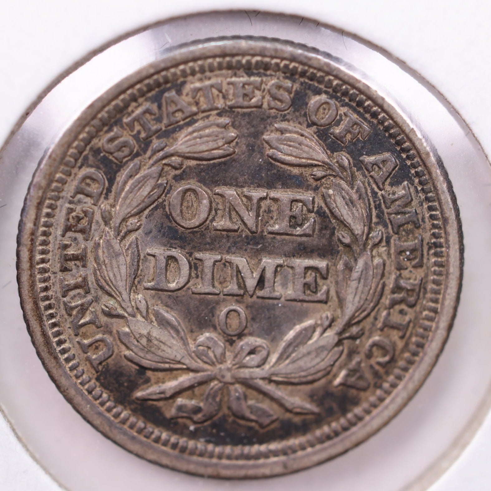 1857-O Seated Liberty Silver Dime., AU +., Store Sale #19064