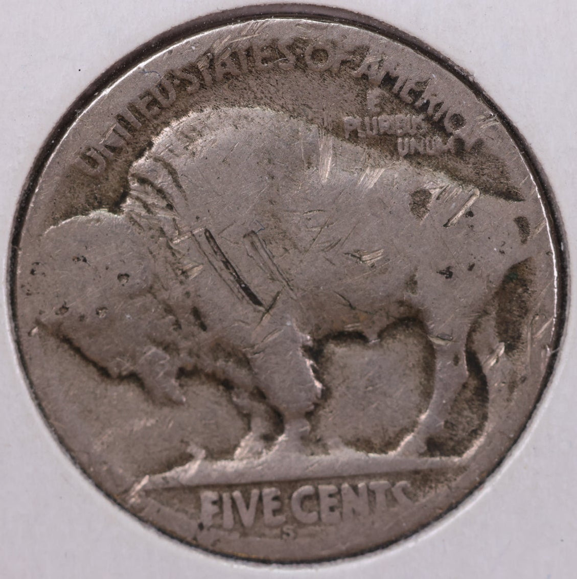 1923-S Buffalo Nickel. About Good Circulated Coin. Store #NL817