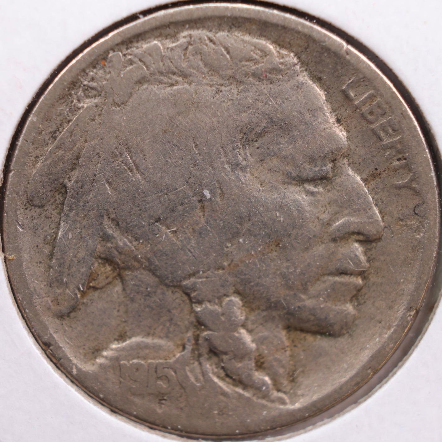 1915-D Buffalo Nickel, Very Good Circulated Coin, Store #NL307