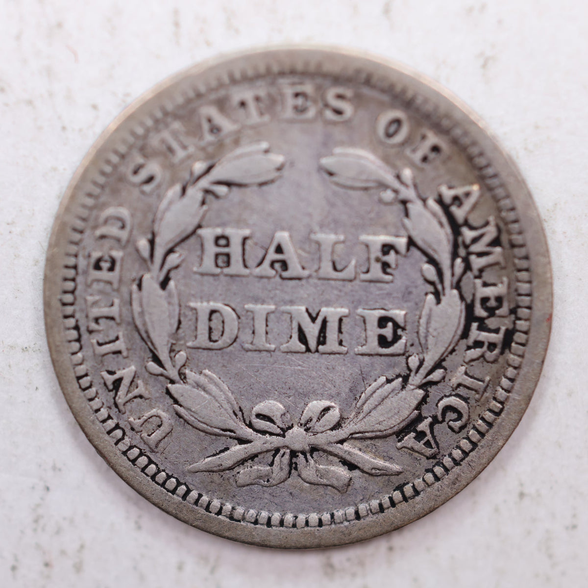 1859 Seated Liberty Silver Half Dime, Very Fine + Coin, Store #HE036.