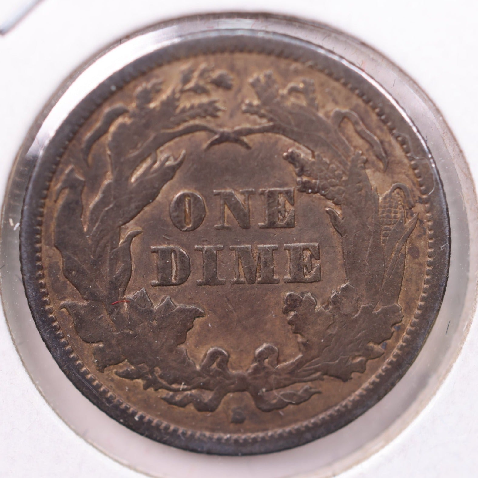 1864-S Seated Liberty Silver Dime., X.F +., Store Sale #19088