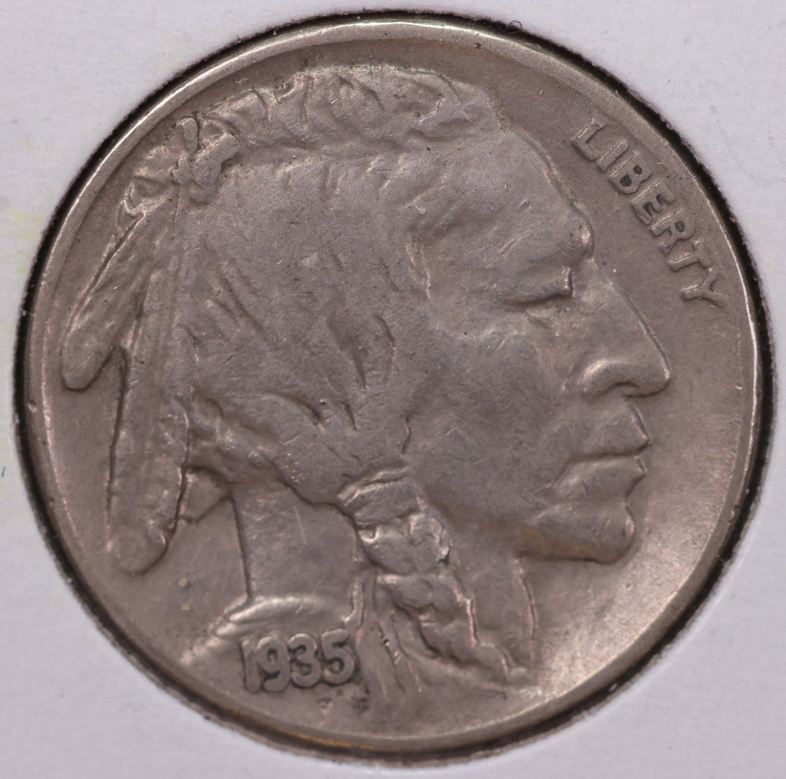 1935-S Buffalo Nickel. Affordable Circulated Coin. Store #NL842