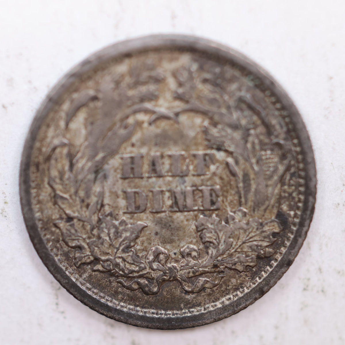 1861 Seated Liberty Silver Half Dime, Extra Fine Circulated Coin, Store #HE043.