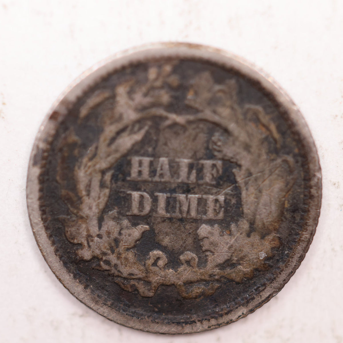 1863 Seated Liberty Silver Half Dime, Fine Circulated Coin, Store #HE045.