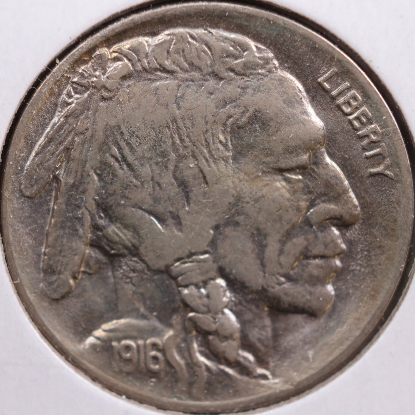 1916-D Buffalo Nickel, Mint State Uncirculated Coin, Store #NL335