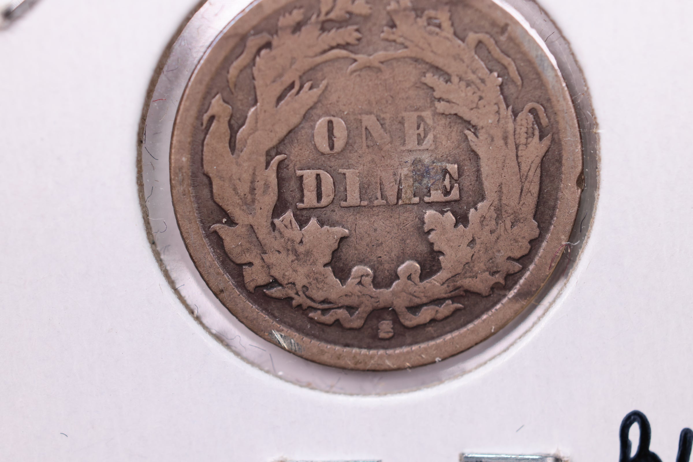 1869-S Seated Liberty Silver Dime., V.F.+., Store Sale #19101