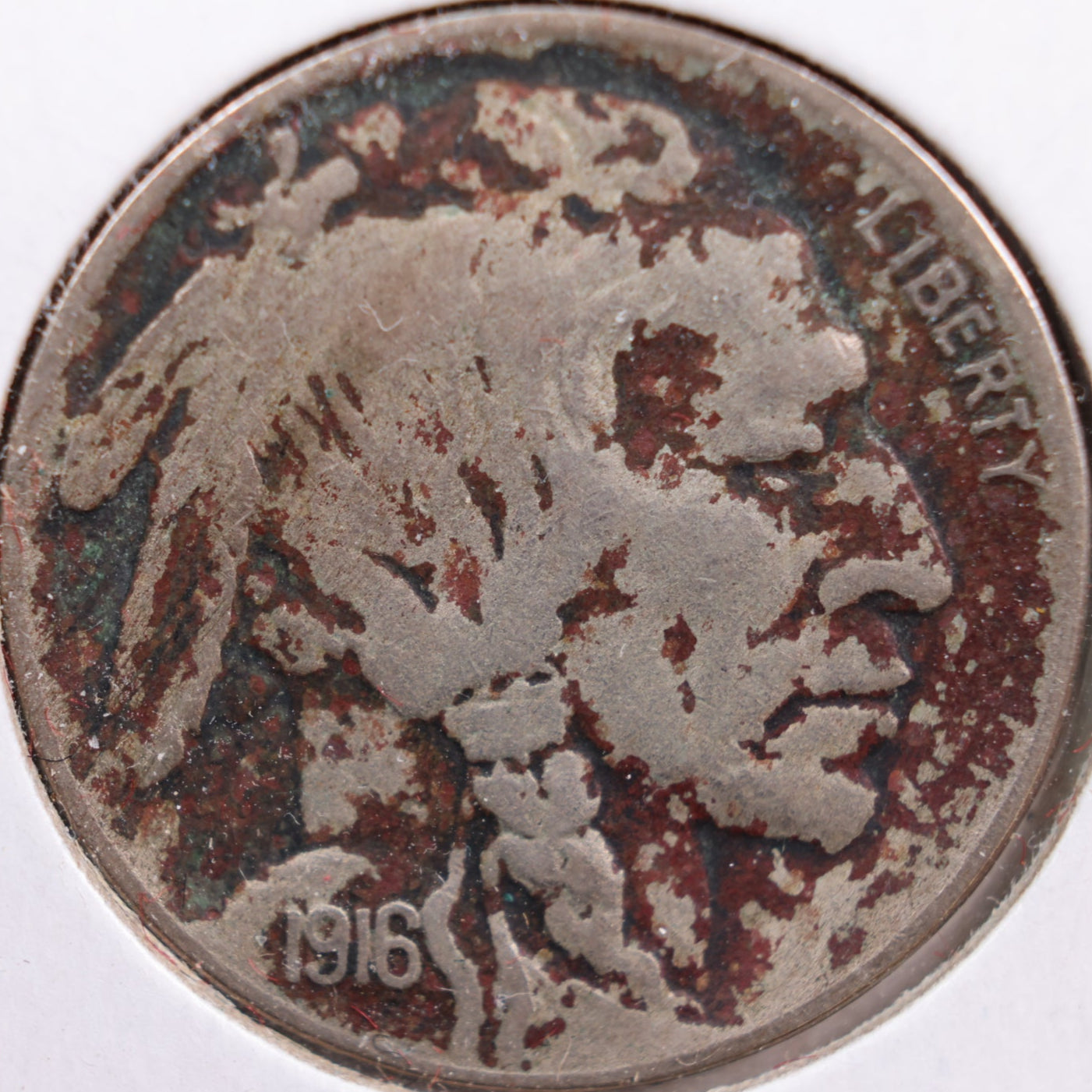 1916-D Buffalo Nickel, Very Fine+ Circulated Coin, Store #NL339