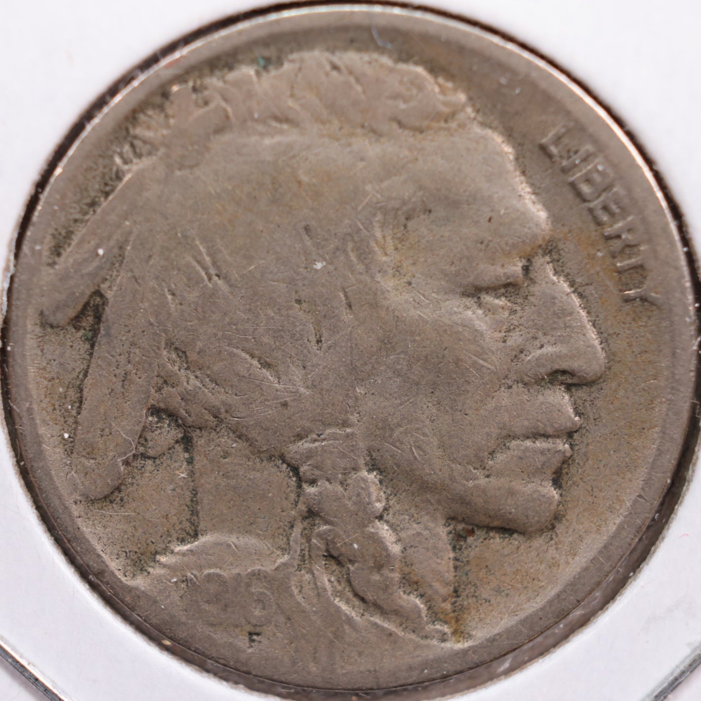 1916-D Buffalo Nickel, Very Good Circulated Coin, Store #NL340